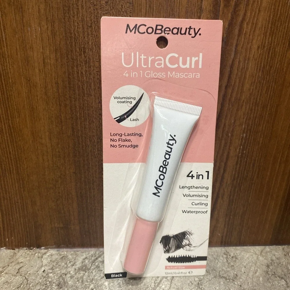 MCo Beauty Ultra‎ Curl 4 in 1 Mascara- Black, New In Plastic Sealed
